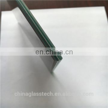 decorative highly reflective laminated glass price per square metre with 6.38mm thickness