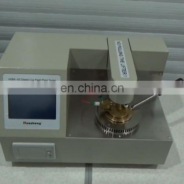 High Accuracy Cleveland Flash Point Tester Petroleum Product closed cup flash point test device