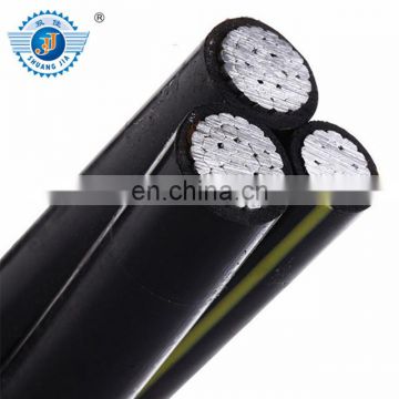 Duplex Triplex ABC Cable Overhead Aerial Bundled Cable  Aluminum Conductor XIPE Insulated
