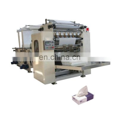 Best quality 2 to 6 line counting facial tissue paper cutting machine