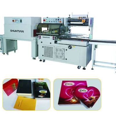 perfume playing cards mural shrink wrap packing machine