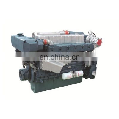 Yuchai water cooled 300kw 6 cylinders diesel engine YC6MJ410L-C20 use for marine