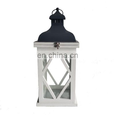 Lantern Decorative Set Of 3 Festival Lantern White Wood Lanterns Wedding For Decorative