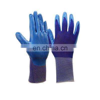 sunnyhope  garden work  gloves18g nylon Safety Work Gloves For Builders Fishing Garden Work Non-slip Gloves High Quality