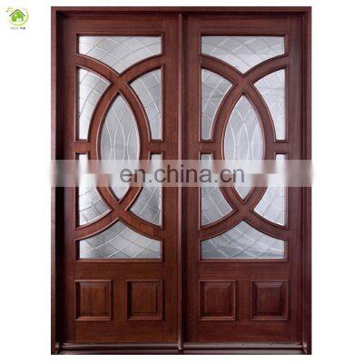 modern entry doors oak solid wood bifold doors glass door with wood frame