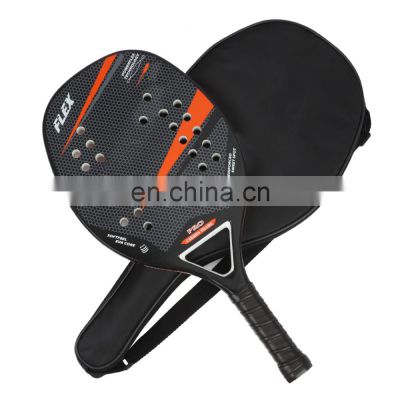 Pro titanium & carbon fiber beach tennis racket/raqueta profesional tennis