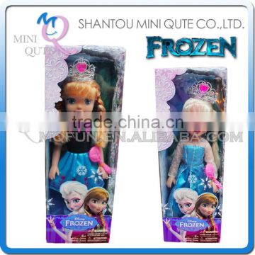Mini Qute wholesale big 48 cm Kawaii with music electronic Plastic cartoon Frozen doll princess anna & elsa olaf children toys