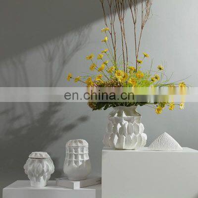 New Design Nordic Creative Modern Home Decor Porcelain Jar Ceramic Flower Vase