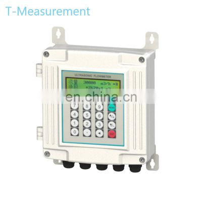 Taijia portable digital fixed type ultrasonic flow meter clampon flowmeter ultrasonic