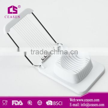 Hot-selling plastic egg slicer with cute design
