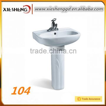 Sanitary Ware Ceramic Wash Basin China Pedestal Basin