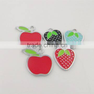 New arrival enamel fruit shape pendant charms