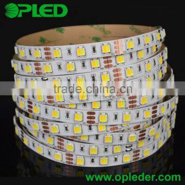 2 in 1 chip dual color CCT adjustable /dimmable 12V LED fleixble strip 5050 white & warm white                        
                                                Quality Choice