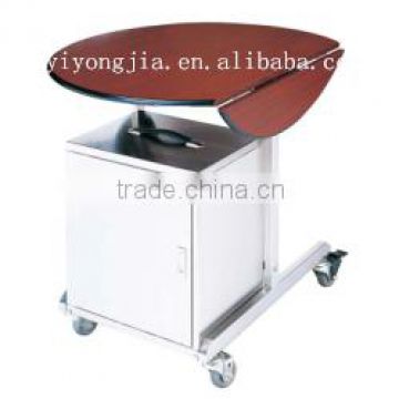 Food delivery service cart warmer trolley for hospital use