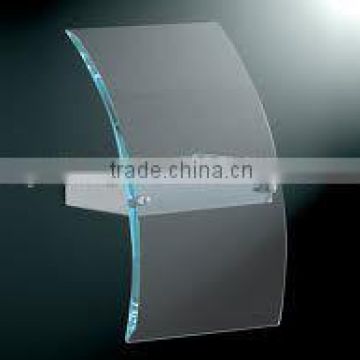 tempered curved glass with AN/NZS 2208:1996, BS6206, EN12150