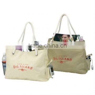 Tote Cotton Canvas Bag with rope handle