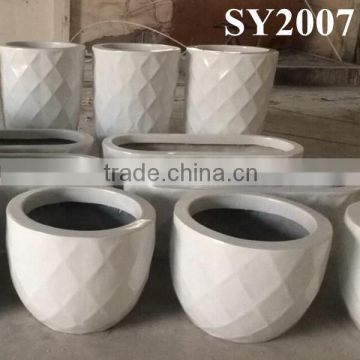 Home and indoor decorative round mini fiberglass planter pot                        
                                                Quality Choice