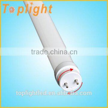 90-110lm/w high brightness round shape Rotatable end cap t8 led tube light
