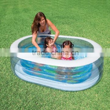 portable foldable transparent inflatable baby swimming water pool