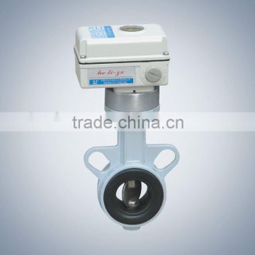 PTFE butterfly valve with electric actuator(HL-ZX)