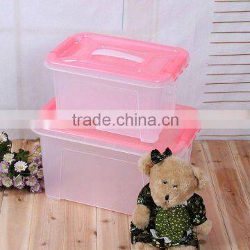 2012 promotional rectangle plastic storage box for household uses