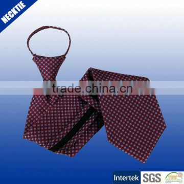 Men plain color high quality 100% polyester necktie