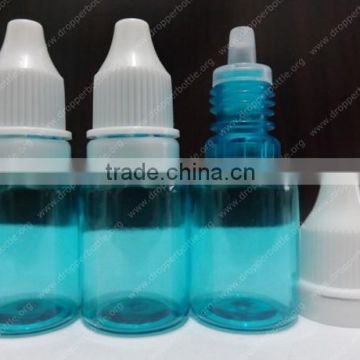 hot selling 10ml pet blue need tip bottles for e liquid new arrival