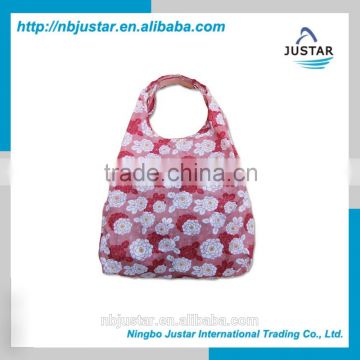 Hot Sale Eco-friendly Recycled Custom Shopping Bag / Floral Large Capacity Fancy Womens Tote Shopping Bag