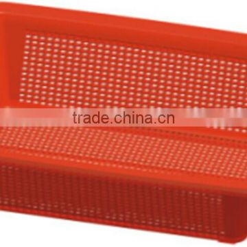 plastic strong rectangular rice sieve /PE sieve/ kitchen sieve