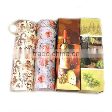 European style paper card printing wine bags and wine boxes