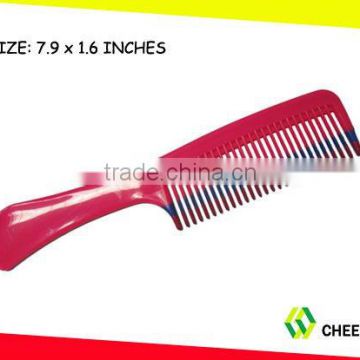 Plastic hair brush comb