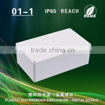 Plastic waterproof electrical enclosure