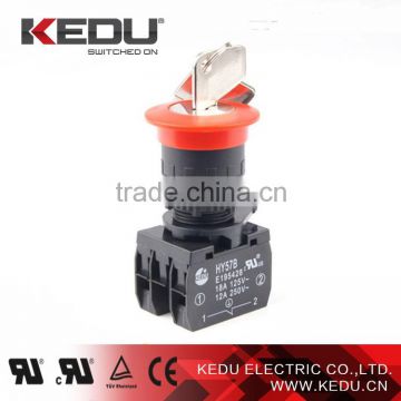 KEDU Push Button Switch With UL TUV CE Approved HY57B-3-8