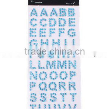 Diamante Letter Crystal Stickers