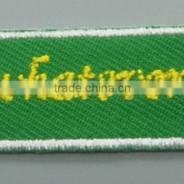 customized digitizing embroidery patch for uniform garment