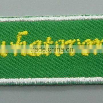 customized digitizing embroidery patch for uniform garment