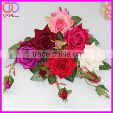 wholesale long stalk red artificial victorian rose