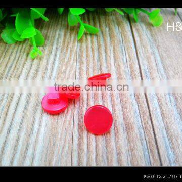 Eco-friendly 14L resin mushroom shape button for T-shirt