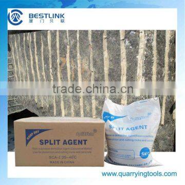 Non-explosive and soundless cracking powder