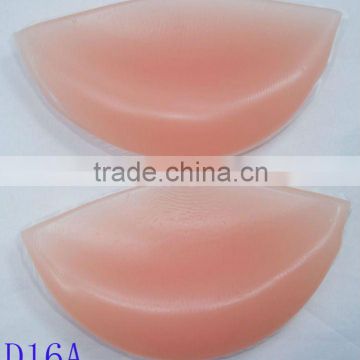 Silicone swimming plus size bra pad for cups