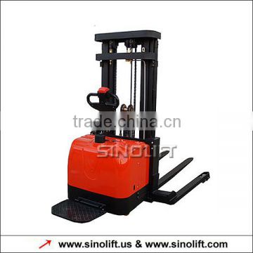 ES16-16AX Wide Straddle Leg Electric Pallet Stacker