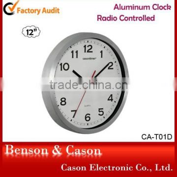 Cason silent metal wall clock