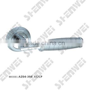 AZ04-398 SC/CP zinc alloy door lever handle