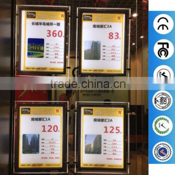 2016 Innovative Real Estate Window Led Advertising Notice Board