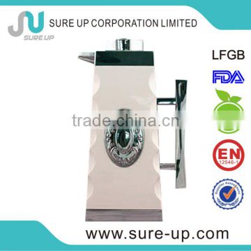 Noble Mid-East plastic lid glass inner insulated vacuum water bottle(JGDM)