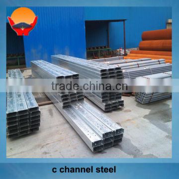 Hot dipped galvanized steel C channel