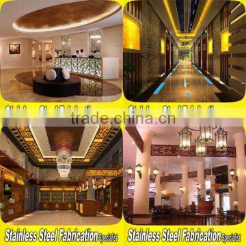 Custom Made Luxury 5 Star Hotel Lobby Decoration Project