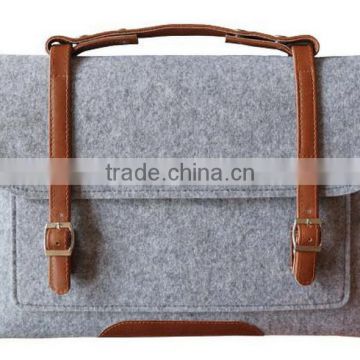 china suppliers new arrival mens felt laptop bag felt laptop handbag