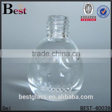 nail china ball shape polish remover bottle wholesale empty custom nail polish bottle with cap and brush