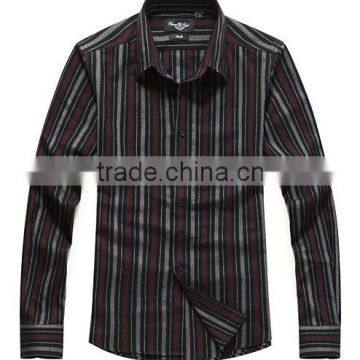 100% Cotton Fashion stripe shirt men 2013/shirt manufacturers